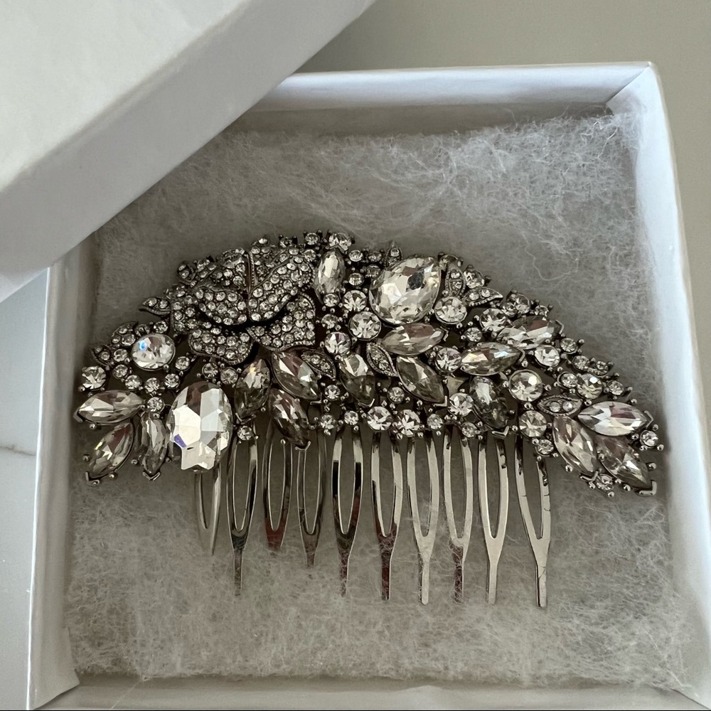 Rhinestone and Crystal Wedding Hair Comb
